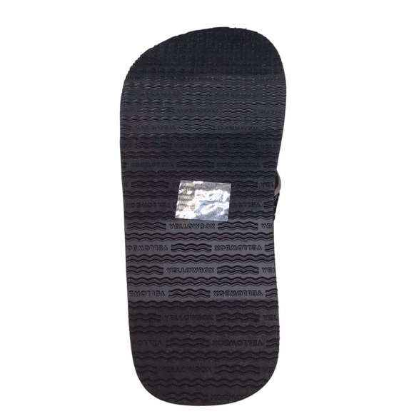 Yellow Box Women’s Korrie Black Sequin Sparkle Flip Flop Sandal Size 7.5 or 8 - Picture 6 of 8